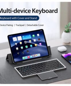 Alternative view of iPad Mini 6/7 (2021/2024) - DUX DUCIS? - Bluetooth Tastatur m. Trackpad - Sort