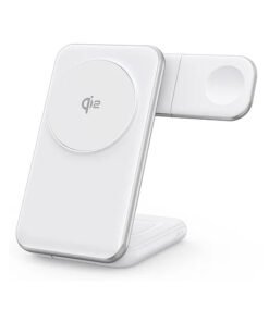 Alternative view of Magcold? | 3-i-1 Ladestation til Mobil, iWatch, AirPods - 45W! - Hvid