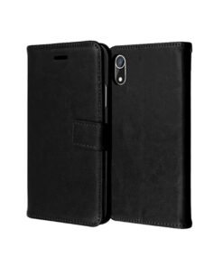 Alternative view of iPhone XR - Vintage 2-i-1 L?der Etui M. Aftageligt Cover - Sort/Gr?