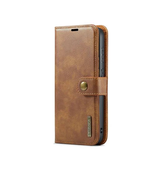 Samsung Galaxy S24 - Vintage 2-i-1 l?der etui (aftageligt cover) ?C Brun ?C DG.MING? - Image 2