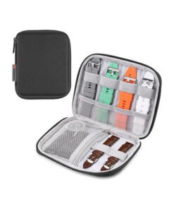 Nylon Taske Portfolio Til Remme (Small) - Sort