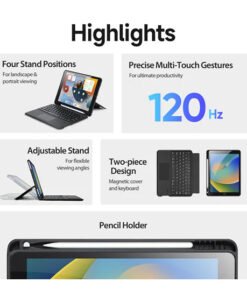 Alternative view of iPad Pro 10.5 (2017) - Bluetooth tastatur-cover ?C Sort ?C DUX DUCIS?