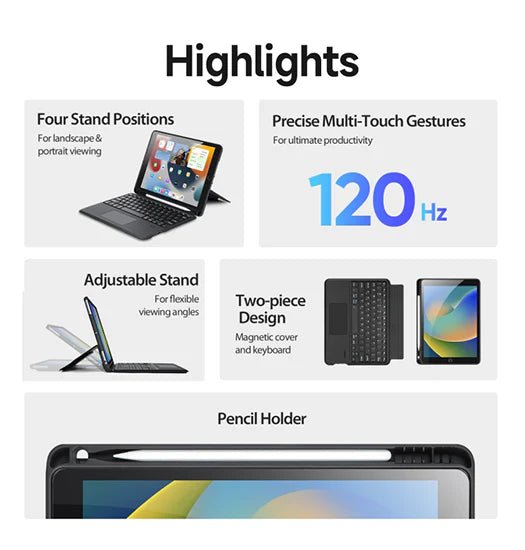 iPad Pro 10.5 (2017) - Bluetooth tastatur-cover ?C Sort ?C DUX DUCIS? - Image 2