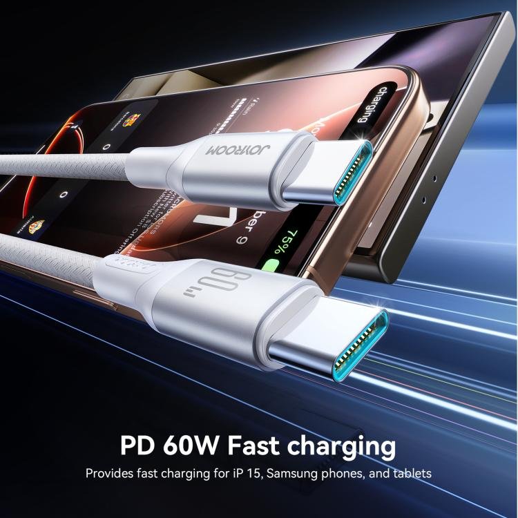JOYROOM? | USB-C Til USB-C - Oplade Kabel - 60W - 2M - Image 2