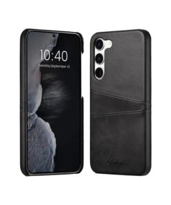 Samsung Galaxy S24 - NX Design? L?der Cover M. Kortholder - Sort
