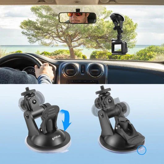Bil-sugekop til GoPro/Insta360/DJI m.fl. actionkameraer ?C PULUZ? - Image 2