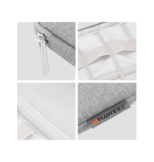 Nylon Taske Portfolio Til Remme (Medium) - Gr? - Image 3