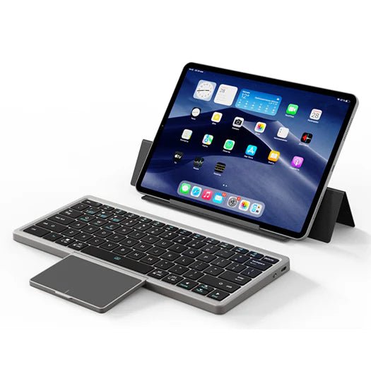 iPad 5 - 9.7 (2017) - DUX DUCIS? - Bluetooth Tastatur m. Trackpad - Sort