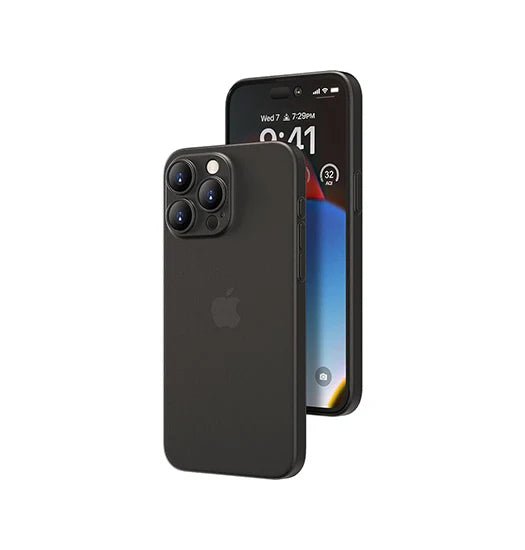 iPhone 15 Pro Max - Ultratynd Matte Series Cover V.2.0 - Sort