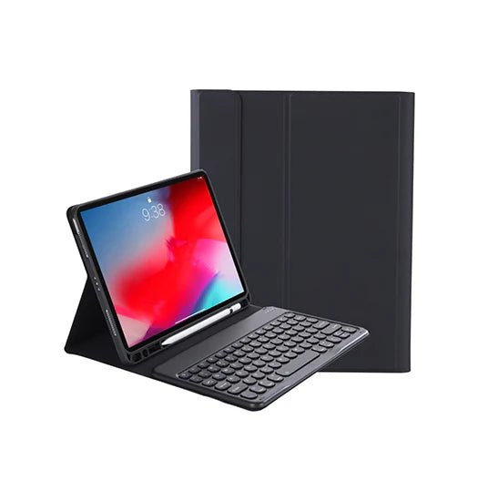 iPad 5 - 9.7 (2017) - TIMBRE? Tastatur-cover - Bluetooth ?C EU layout - Sort