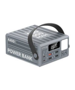 Powerbank 100.000 mAh ?C 22,5W hurtigopladning - Gr? - KONFULON?