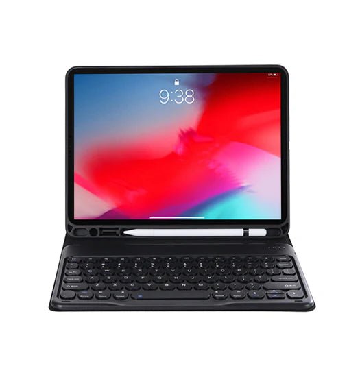 iPad 5 - 9.7 (2017) - TIMBRE? Tastatur-cover - Bluetooth ?C EU layout - Sort - Image 4
