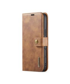 Alternative view of iPhone 15 Pro Max - Vintage 2-i-1 l?der etui (aftageligt cover) ?C Brun ?C DG.MING?