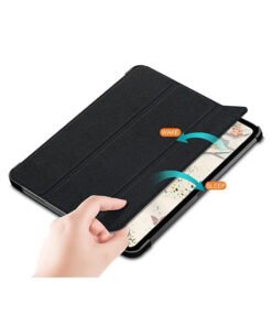 Alternative view of iPad Pro 11 (2024/2025) - NX Design? Smart Trifold PU L?der Cover - Sort